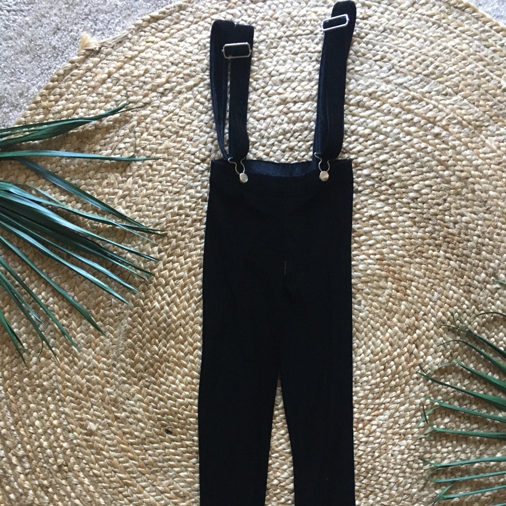 Velvet overalls